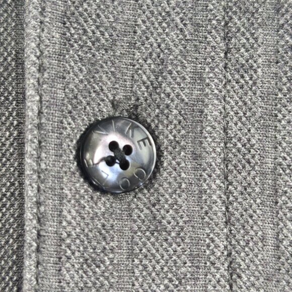 Nike Golf Mens X-Large Dri Fit Gray Short Sleeve Quarter Button Up Polo Shirt - Picture 7 of 12